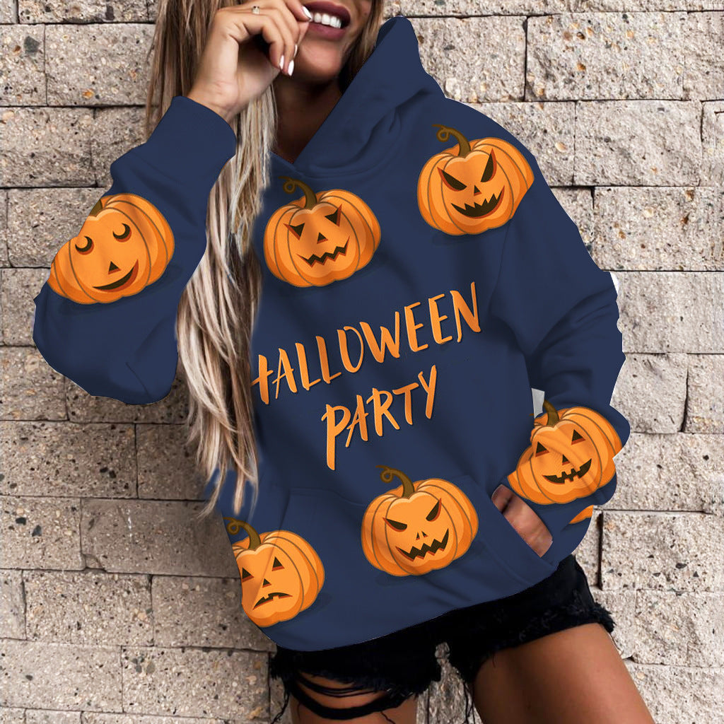 Halloween Pumpkin 3D Print Casual Hoodie