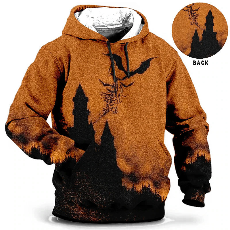 Halloween 3D Printed Pumpkin Hoodie