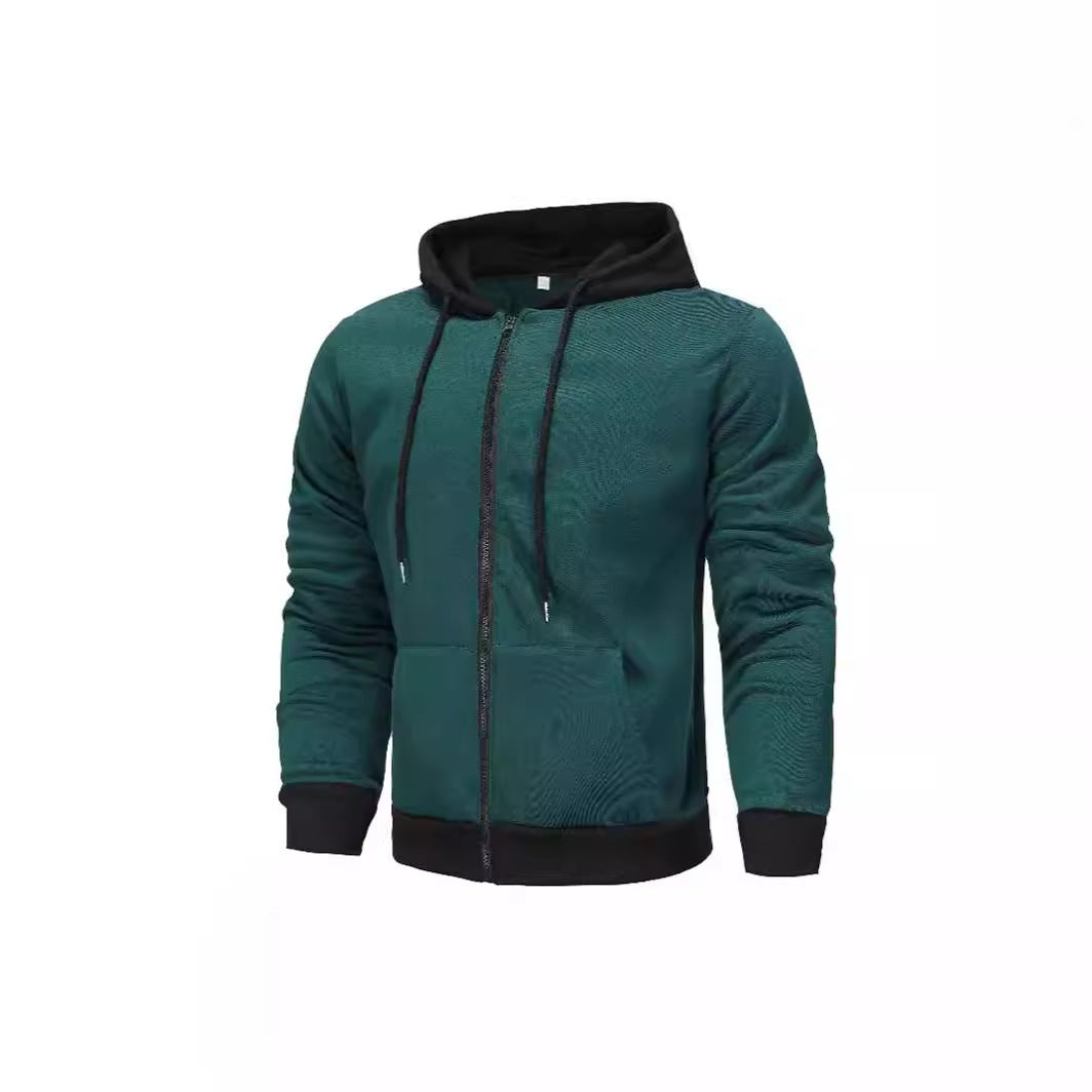 Sporty Outerwear Hoodie