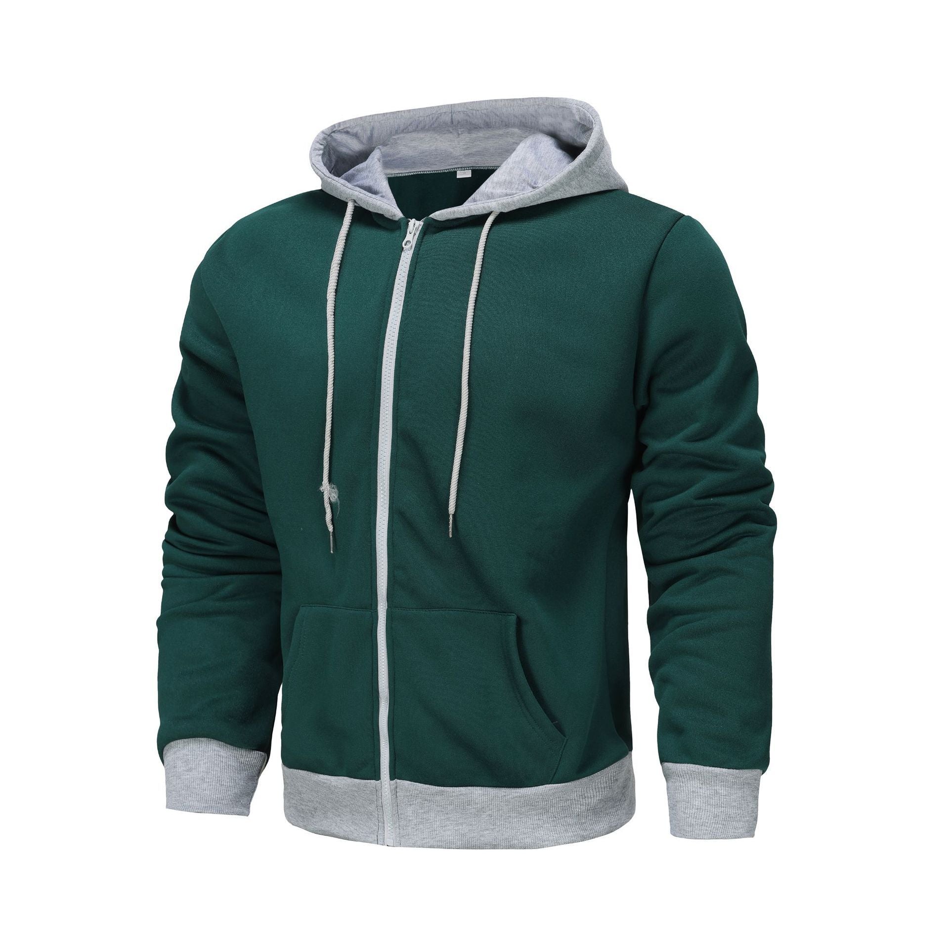 Sporty Outerwear Hoodie