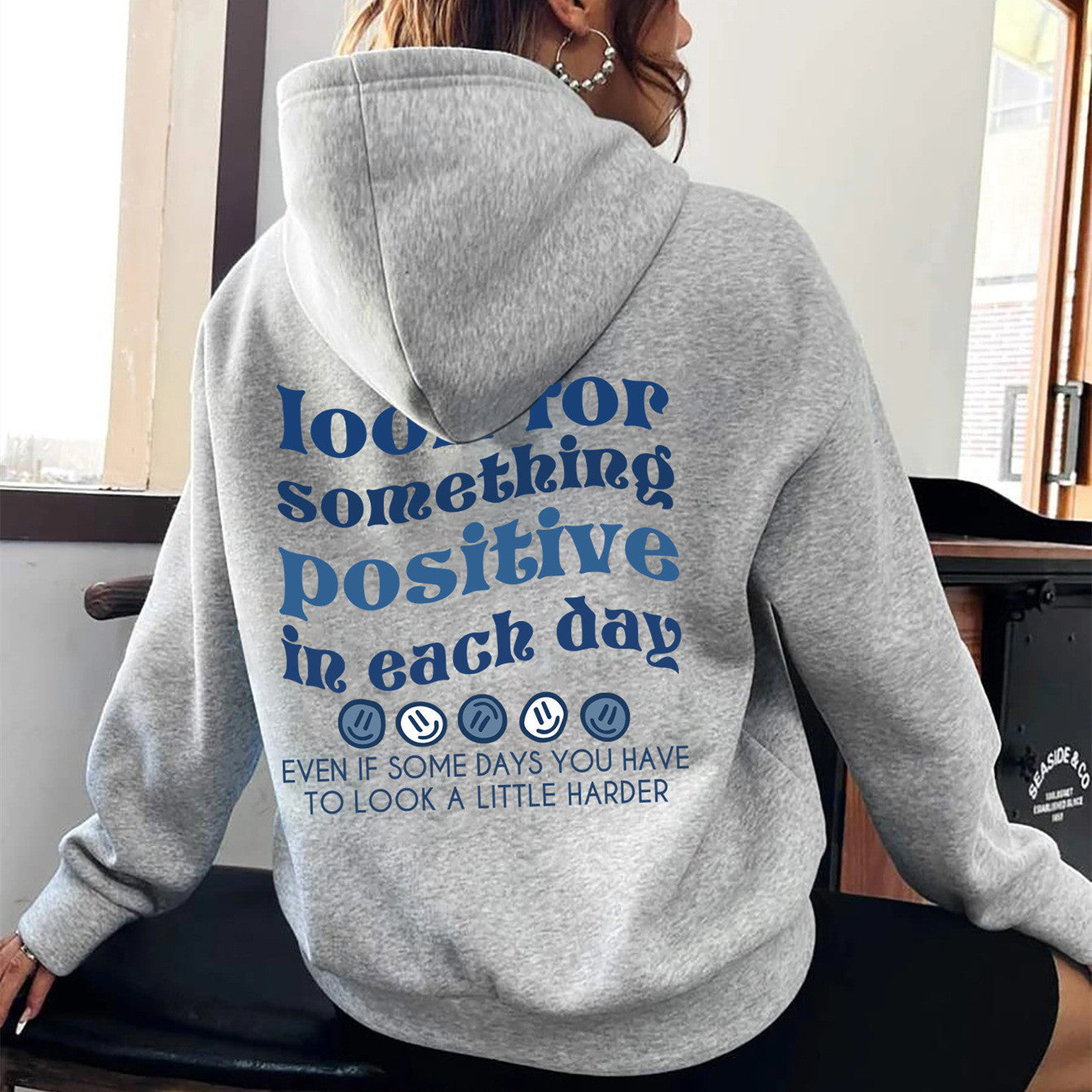 Positive Drawstring Hoodie