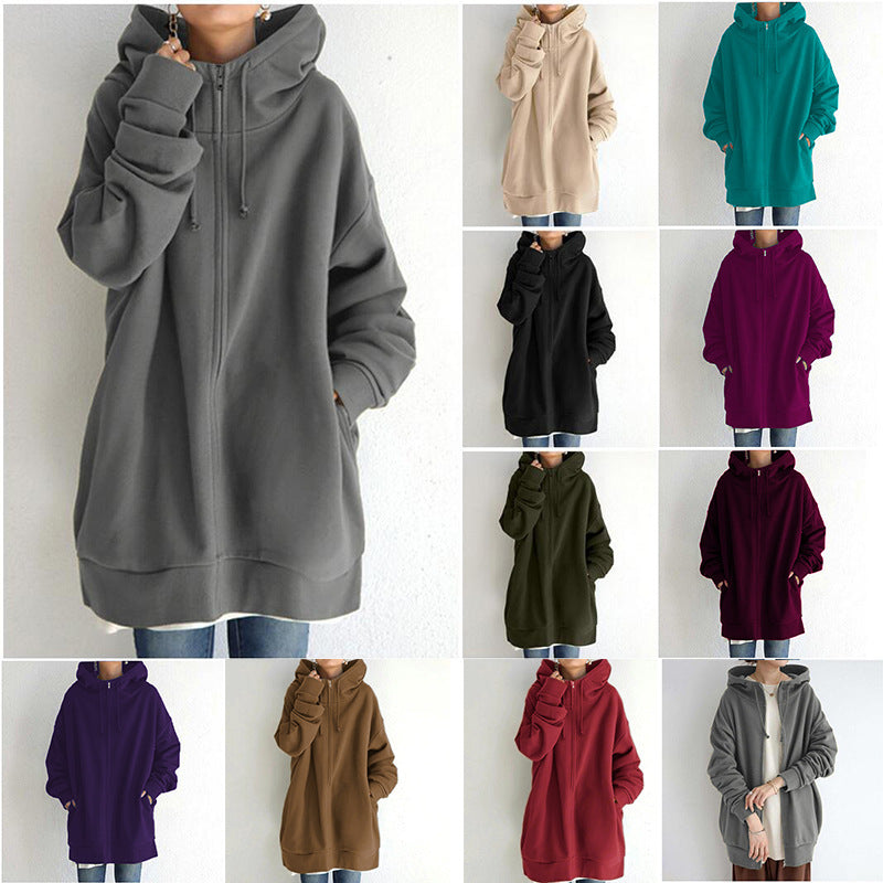 Fuzzy Full-Zip Hoodie