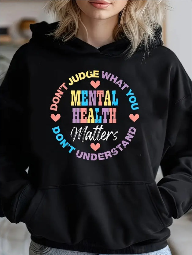 Mental Health Awareness Rainbow Hoodie