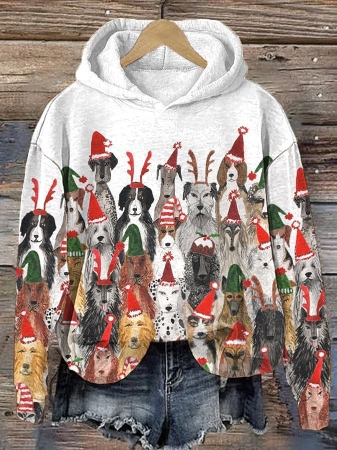 Digital Print Chic Hoodie