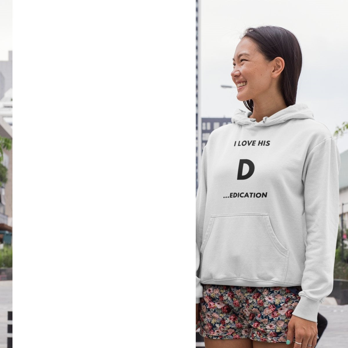 I Love His D Her P Couple Hoodie