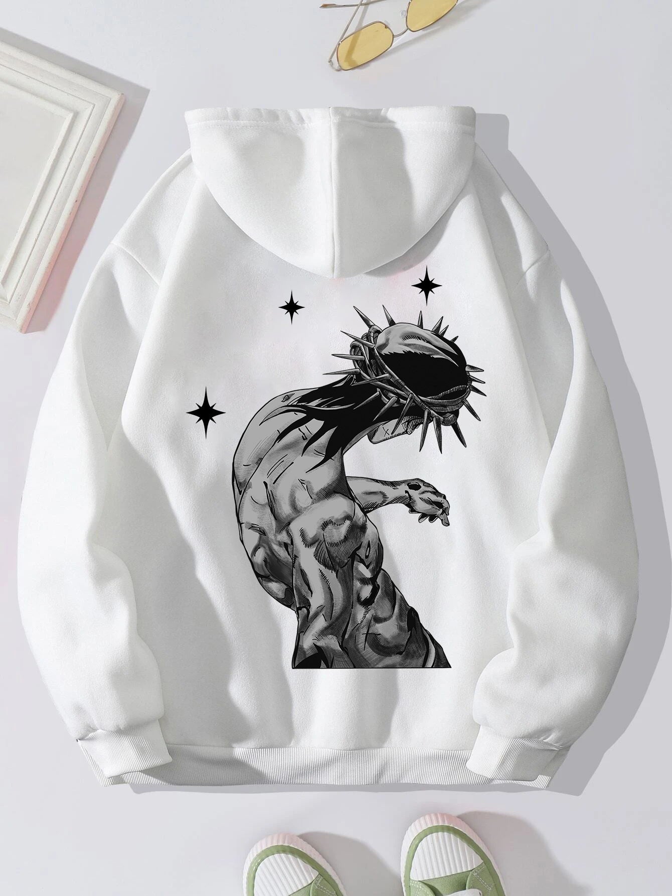 Jesus Print Hoodie