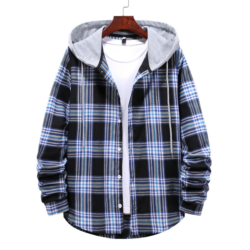 Classic Plaid Versatile Hoodie