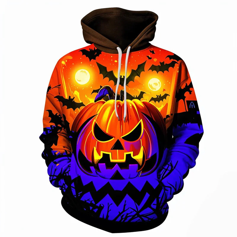 Horror Pumpkin Head 3D Hoodie
