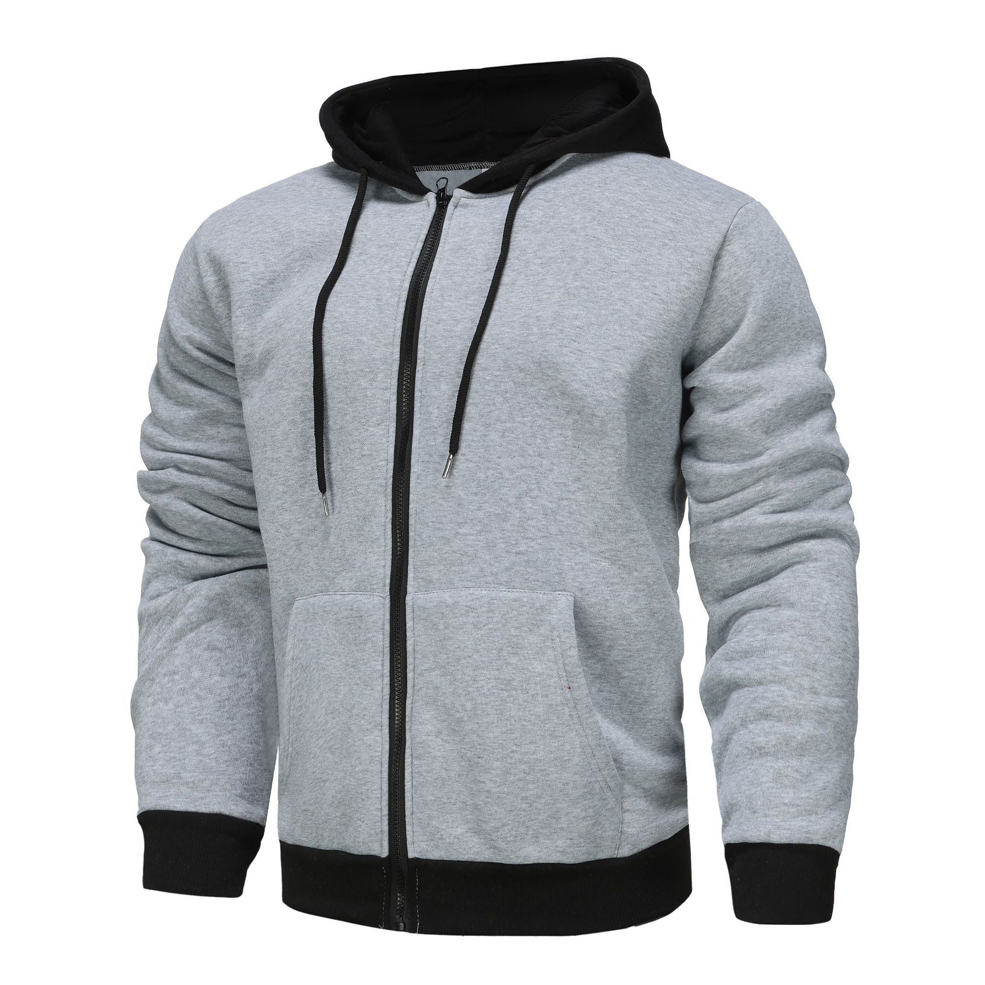 Sporty Outerwear Hoodie