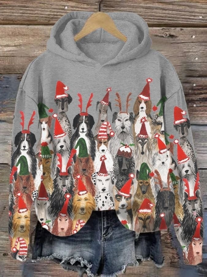 Digital Print Chic Hoodie